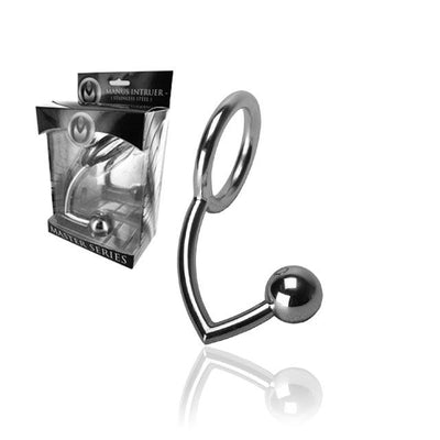 Masters Manus Intruder Cock Ring & Anal Plug (Stainless Steel)