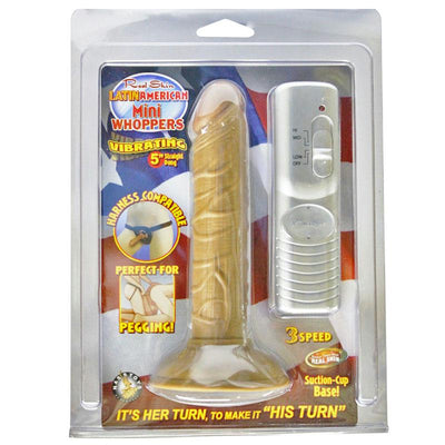 Latin American Mini Whoppers 5in. Straight Vibrating Dong
