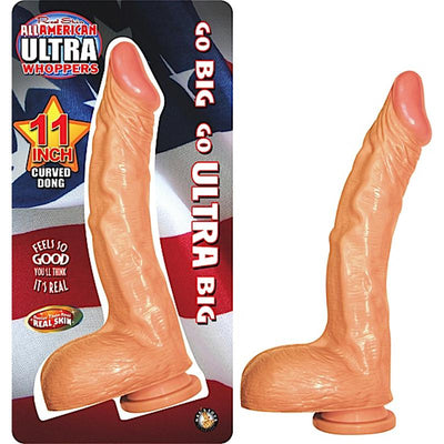 All American Ultra Whoppers 11in. Curved Dong (White)