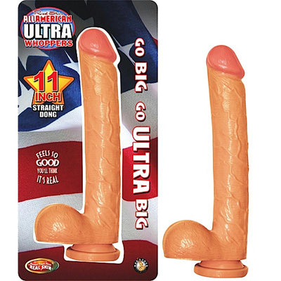 All American Ultra Whoppers 11in. Straight Dong (White)