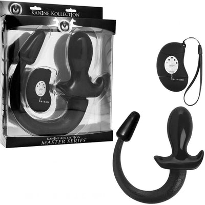 Masters Good Boy 5x Vibrating Remote Puppy Plug (Black)