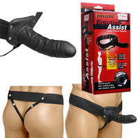 Size Matters Erection Assist Hollow Strap On (Black)