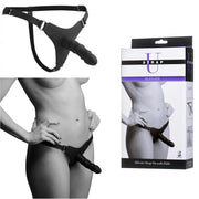 Strap U Elevate Silicone Strap On With 5.5in. Silicone Dildo (Black)