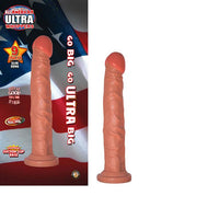 All American Ultra Whopper 9 Inch Slim Dong With Suction Cup (White)