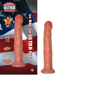 All American Ultra Whopper 9 Inch Slim Dong With Suction Cup (White)