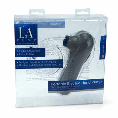 LA Pump Portable Electric Hand Pump, packaged