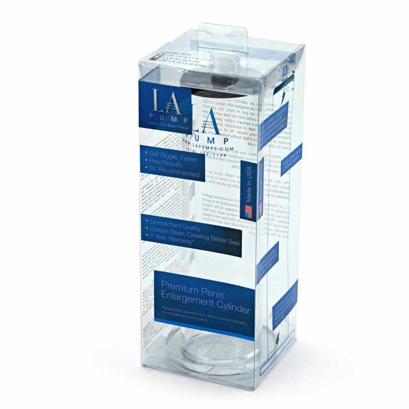 LA Pump Premium Penis Enlargement Cylinder, 2.75 x 10in, Retail Box