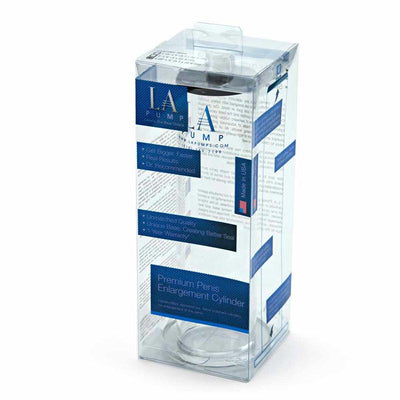 LA Pump Premium Penis Enlargement Cylinder, 2.75 x 10in, Retail Box
