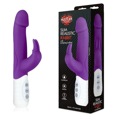 Slim Realistic Rabbit Purple W- Jumping Bullets