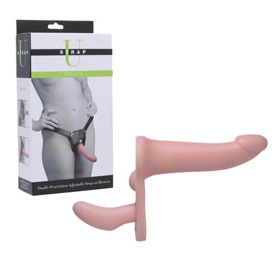 Strap U Plena II Double Penetration, Adjustable Strap on Harness