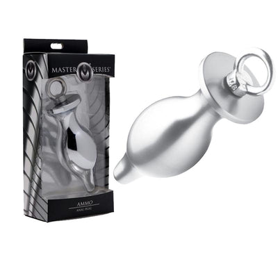 Masters 4in. Ammo Anal Plug (Silver)