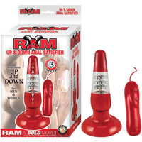 Ram Up & Down Anal Satisfier  3 Speed Waterproof Red
