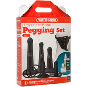 Vac-U-Lock Silicone Pegging Set Black