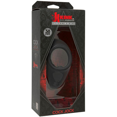 Kink Cock Jock Vibrating Silicone C-Ring 38mm Black