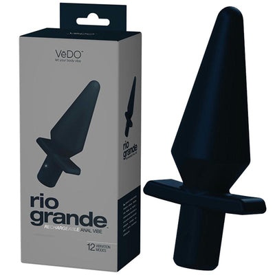 VeDO Rio Grande Anal Vibe - Just Black - Men's