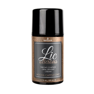 Lic-o-licious Mocha Cappuccino Oral Delight Cream 1.7oz Bottle
