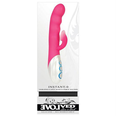 Evolved Instant-O With Clitoral Suction 8 Function Silicone Rechageable Waterproof
