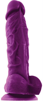 ColourSoft 5in Soft Dildo Purple