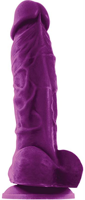 ColourSoft 5in Soft Dildo Purple