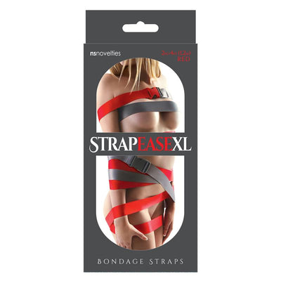 StrapeaseXL Bondage Straps 4ft Red