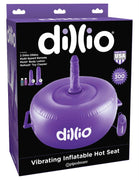 Dillio Purple Vibrating Inflatable Hot Seat