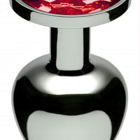 Masters Lucent Jewel Accented Anal Plug Ruby