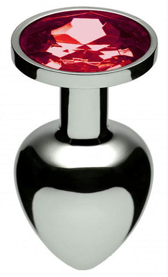 Masters Lucent Jewel Accented Anal Plug Ruby