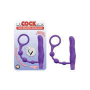 My Cockring With Ass Blaster Waterproof Purple