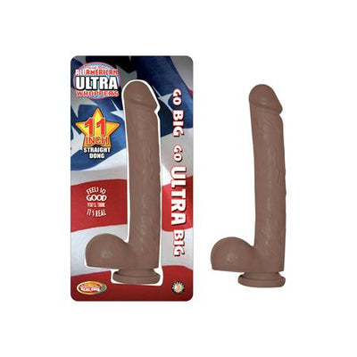 All American Ultra Whoppers 11In Straight Dong Brown