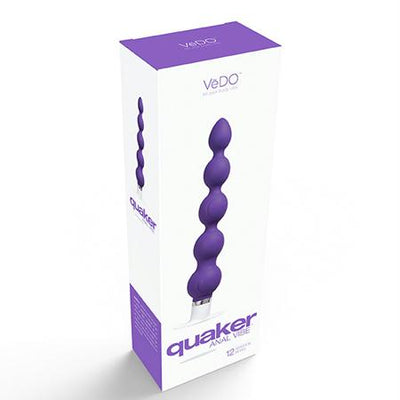 VeDO Quaker Plus Rechargeable Dual Vibe - Indigo