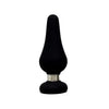 Figo Tear Drop Anal Plug Large Silicone Black