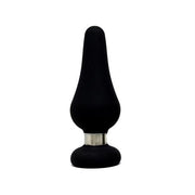 Figo Tear Drop Anal Plug Large Silicone Black