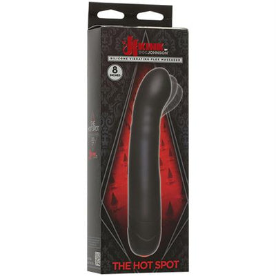 Kink - The Hot Spot - Silicone Vibrating Flex Massager Black