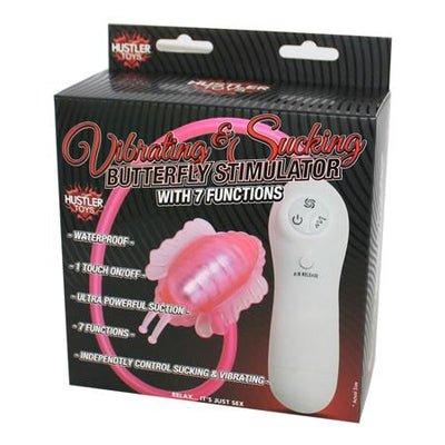 Hustler Vibrating & Sucking Butterfly Stimulator w-7 Functions