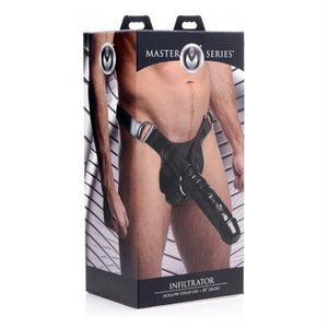 Masters Infiltrator Hollow Strap on + 10in Dildo