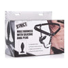 Strict Male Harness with Silicone Anal Plug