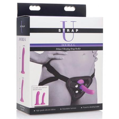 Strap U Double G Deluxe Vibrating Strap-On Kit