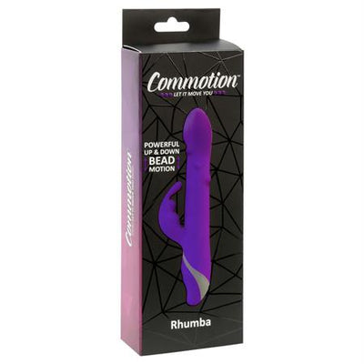 Commotion Rhumba Up and Down Motion 7 Function Waterproof Rechargable Plum