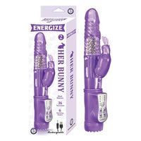 Energize Her Bunny 2 Rechargeable Dual Motors 36 Function 6 Rotation Modes Purple