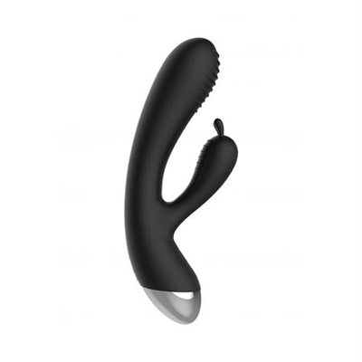 ElectroShock E-Stim Rabbit Vibrator- Black