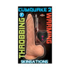 Skinsations Cum Quake 2 Throbbing-Pulsating Dildo With Suctin Cup&Remote Controller 11  Vibration Modes
