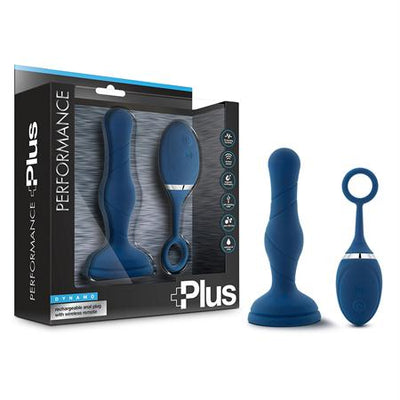 Performance Plus - Dynamo - Rechargeable Anal Plug - Blue