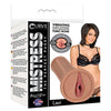 Mistress BioSkin Vibrating Stroker With Pubic Bone 1 Speed Bullet Lexi Latte