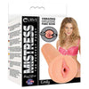 Mistress BioSkin Vibrating Stroker With Pubic Bone 1 Speed Bullet Emily Vanilla