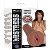 Mistress BioSkin Vibrating Stroker With Pubic Bone 1 Speed Bullet Angel Chocolate