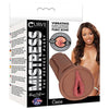 Mistress BioSkin Vibrating Stroker With Pubic Bone 1 Speed Bullet Cece Chocolate