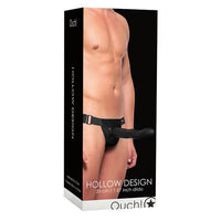 Ouch! Hollow Design Strap On - Black