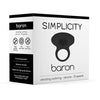Simplicity BARON vibrating cockring - Black