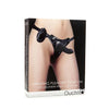 Ouch! Vibrating Pleasure Strap-On - Black