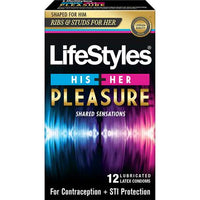LifeStyles His + Her Pleasure 12pk